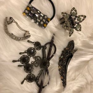 Lot of sparkly hair accessories